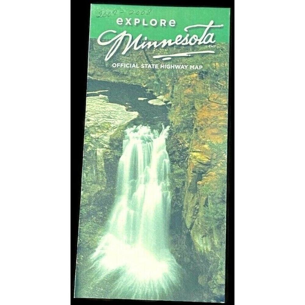 Minnesota State Map 2007 Official Vacation Location City Street Road Atlas